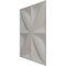 Ekena Millwork 11 7/8in. W x 11 7/8in. H Helene EnduraWall Decorative 3D Wall Panel Covers 0.98 Sq. Ft. WP12X12HEBAL - alternate 6